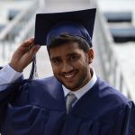 man in academic hat